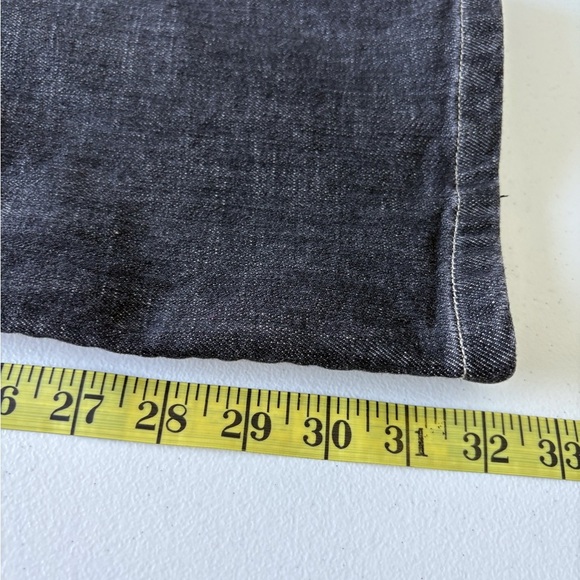 White House Black Market Black Denim Jeans Size 10  Straight Leg No Distressing - Picture 11 of 14